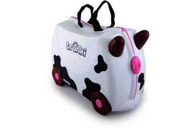 Trunki Frieda the Cow Ride-On Suitcase - Black/White